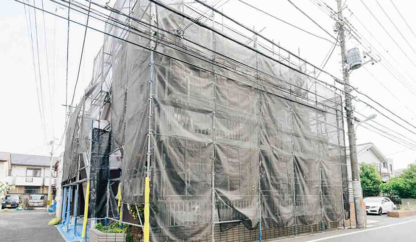 着工・足場組み