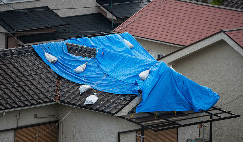 台風・地震・積雪……災害時の点検・補修も対応します